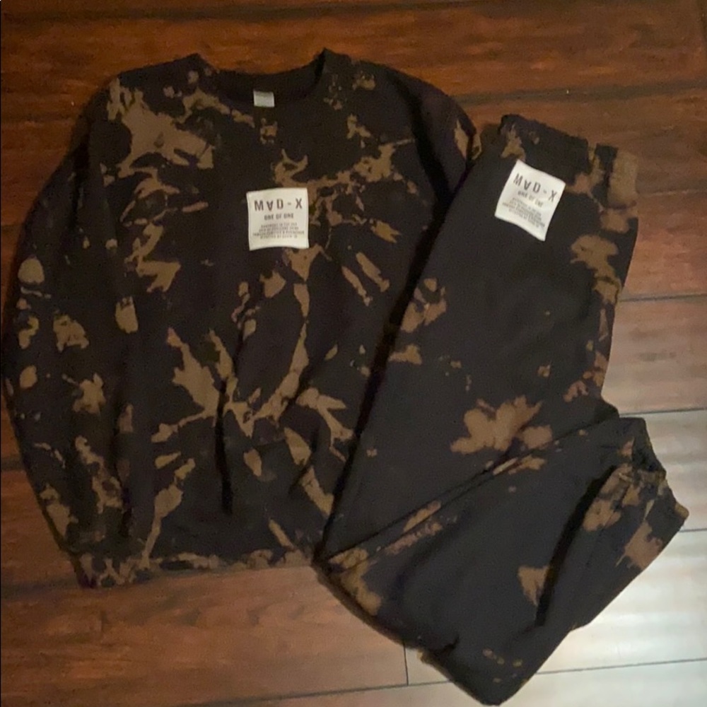 Tie dye sweat set